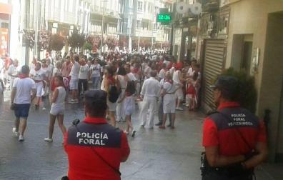 Disminuyen un 27% los delitos registrados por Policía Foral en las fiestas de Tudela