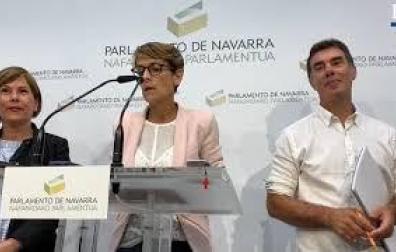 María Chivite anuncia el acuerdo de gobierno en Navarra