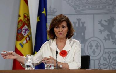 Calvo da por cerrada la vía de la coalición con Podemos y pide mover ficha a la oposición