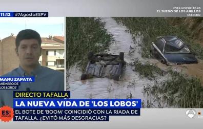 Manu Zapata cuenta en televisión cómo afecto a su familia la riada de Tafalla