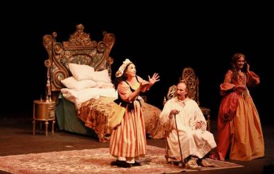 'El enfermo imaginario' de Molière se representa este miércoles en el Festival de Teatro de Olite.