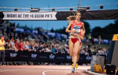 Maitane Melero, en la pasada Copa de Europa de 10.000m en Londres.