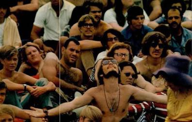 Jóvenes durante el Festival de Woodstock de 1969.