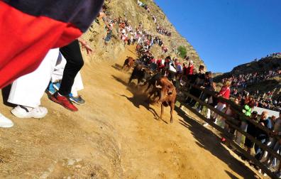 Un atendido en una carrera rápida y sin complicaciones, en el cuarto Pilón de Falces