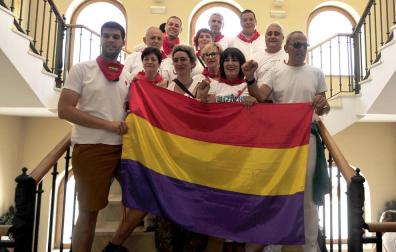 NA+ denuncia que la ikurriña y la bandera republicana "empañan" las fiestas de Tafalla