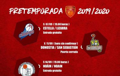 Basket Navarra comienza el lunes la pretemporada con tres amistosos