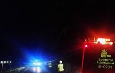 Investigado un conductor tras volcar en Arizkun y dar positivo en alcoholemia