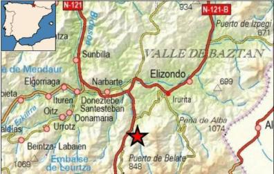 Registrado en Bertizarana un pequeño seísmo de 2,8 grados en la escala de Richter