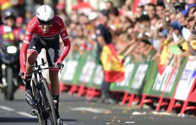 Imágenes de la Vuelta a España: etapa entre Los Arcos y Logroño