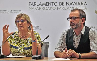 Marisa de Simón, junto a Iñaki Bernal.