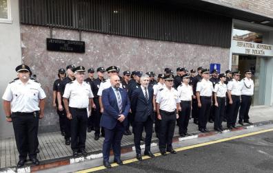 Grande Marlaska visita la Comandancia de la Guardia Civil en Navarra