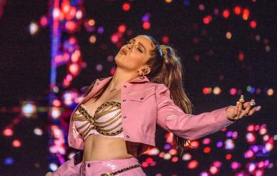 Rosalía, sobre el escenario del BBK Live.