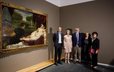 El Museo de Navarra expone una obra de Tiziano cedida por el Museo del Prado