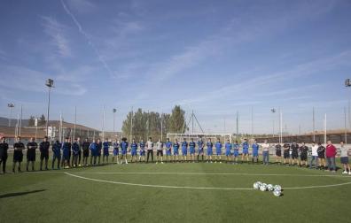 La plantilla de Osasuna ha tenido un emotivo recuerdo con el periodista pamplonés recientemente fallecido