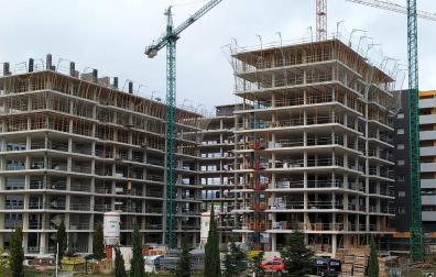 Un operario fallece en un accidente laboral en un edificio en obras en Erripagaña