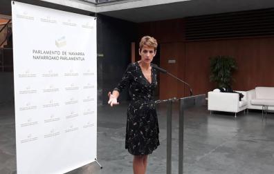 Chivite dice que las elecciones no eran lo deseable, pero tiene "buenas expectativas"