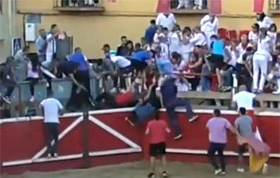 El herido por un toro en Cortes, en estado “extremadamente grave”