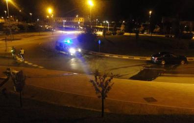 Un conductor sufre un accidente en Pamplona y da positivo en alcohol
