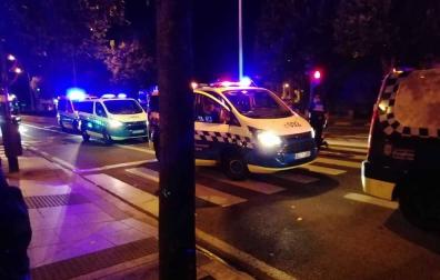 Herido grave un hombre al ser atropellado cuando cruzaba un paso de cebra en rojo en Pamplona