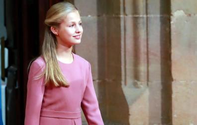 La princesa Leonor, "menos nerviosa de lo que esperaba" ante su primer discurso