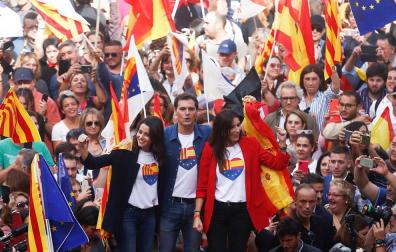 Rivera quiere ser presidente para encarcelar a quienes "intentan romper España"