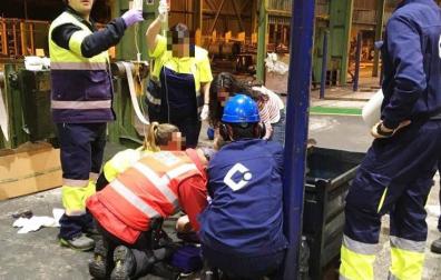 Herido muy grave un trabajador de la empresa Transformados Zalain (Lesaka)