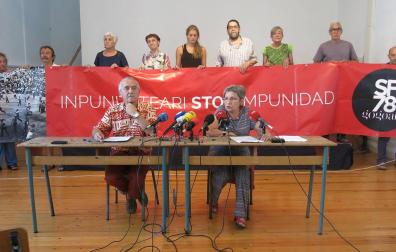 Sanfermines 78 asume la responsabilidad de las pancartas colocadas en San Fermín
