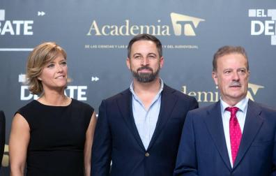 Pedro Sánchez (PSOE), Pablo Casado (PP), Pablo Iglesias (Unidas Podemos), Alberti Rivera (Ciudadanos) y Santiago Abascal (VOX) protagonizaron el único debate entre los candidatos en la campaña electoral de las elecciones generales que se celebran el 10 de noviembre de 2019.