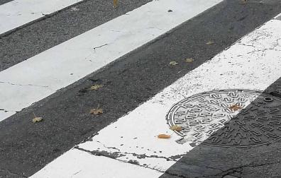 Fotos de los socavones que se pueden encontrar y que ponen en alerta a los ciclistas
