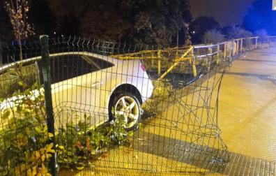 Triplica la tasa de alcohol tras un accidente en la Cuesta de la Reina de Pamplona