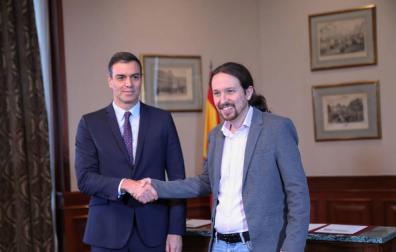 Las cuentas de Sánchez e Iglesias para la investidura