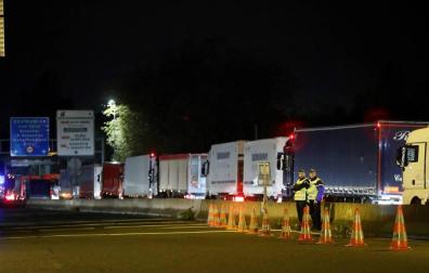 Retenciones kilométricas en Irún por la movilización de Tsunami Democràtic