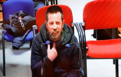 José Enrique Abuín, conocido como 'el chicle', durante el juicio.