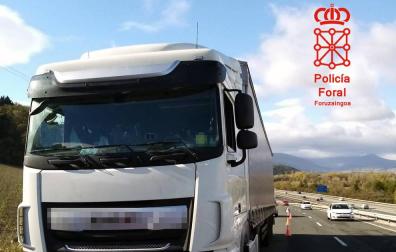 Detenido un camionero en Zizur al multiplicar por nueve la tasa de alcoholemia