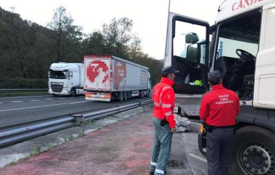 Denunciado un camionero en Doneztebe por dar positivo en drogas y alcohol