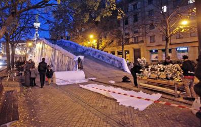 El tobogán gigante de Sarasate se abrirá el martes 3 de diciembre