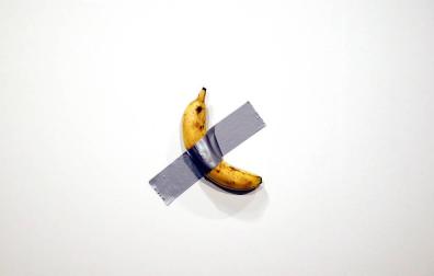 ¿Una banana pegada en la pared es una obra de arte?