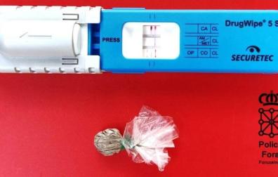 Resultado del test de drogas realizado al conductor