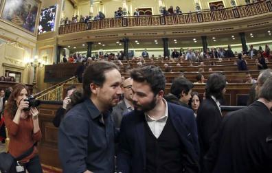 Rufián llama "cobarde" a Iglesias y éste le responde: "Con muchos de vosotros compartimos valores e ideas"