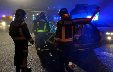 Muere al chocar con un coche que circulaba en sentido contrario en la A5 en Móstoles