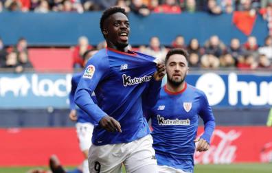 Iñaki Williams y Kenan Kodro rompen la racha de Osasuna sin perder en El Sadar