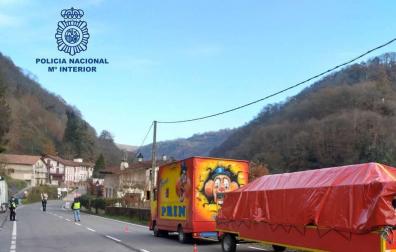 Auxiliada en Valcarlos una conductora cuyo camión se quedó sin frenos