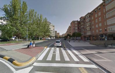 Atropellada una peatón de 22 años en la calle Abejeras de Pamplona