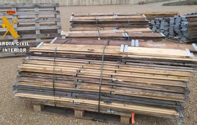 Detenidos los autores de dos robos en empresas de Sesma y San Adrián