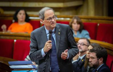 Torra critica a la Policía e Iceta le recuerda que él es el último responsable policial