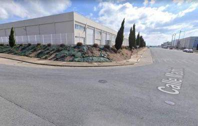 Accidente en el polígono Las Labradas de Tudela, con dos personas heridas.