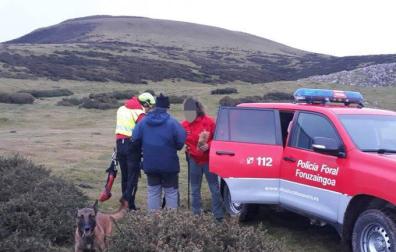 Localizan en buen estado al montañero desaparecido en la Sierra de Aralar