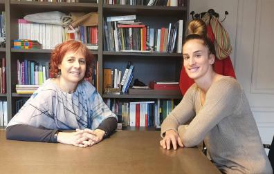 Felicitación del Ejecutivo foral a Nerea Pena tras el Mundial de balonmano