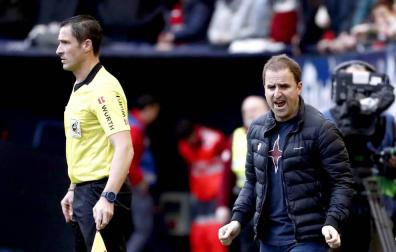 Jagoba Arrasate ha sido expulsado en el partido Osasuna-Real Sociedad.