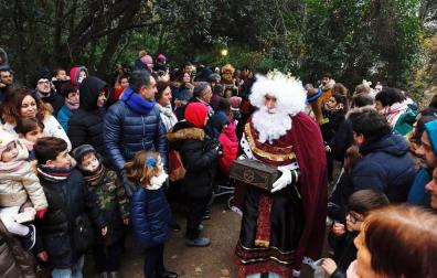 Imágenes del belén viviente de la localidad ribera de Cortes.